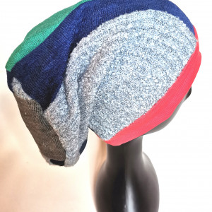 Czapka patchworkowa smerfetka uniwersalna