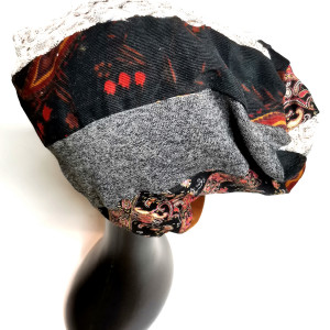 Czapka patchworkowa smerfetka uniwersalna