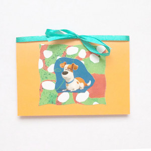 bajkowa kartka, pies kartka, śmieszna kartka bez życzeń, kartka z psem, zwierzęta kartki, kartka z pieskiem