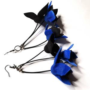 Kolczyki kwiaty  duze i lekkie