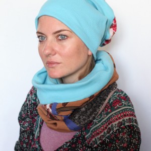 komplet patchworkowy kolorowy damski