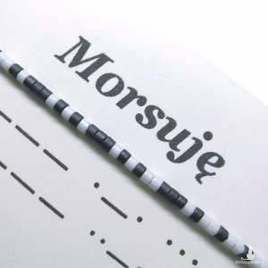 Bransoletka Alfabet Morsea