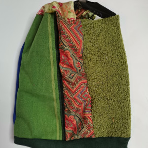 Czapka patchworkowa smerfetka uniwersalna