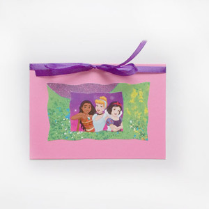 księżniczki kartka, kartka dla dziewczynki, bajkowa kartka bez życzeń, różowa kartka, zaproszenie bez tekstu, zaproszenie dla dziewczynki, podziękowanie, księżniczki zaproszenie