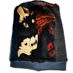 Czapka patchworkowa smerfetka uniwersalna