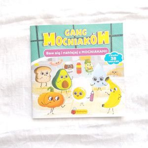 nowa książka dla dzieci z łamigłówkami i naklejkami, zagadki gang mocniaków
