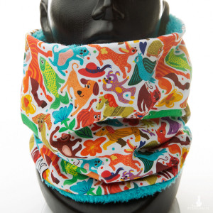 Komin zimowy dla dziecka W ZWIERZĄTKA PREZENT