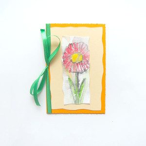 kwiatek kartka bez życzeń, kartka ręcznie malowana, rustykalna kartka, kartka z kwiatkiem, zaproszenie bez tekstu, podziękowanie