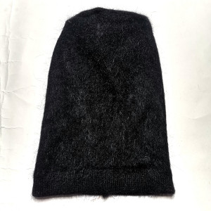 Czapka czarna handmade smerfetka