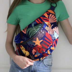 Nerka welurowa modern art