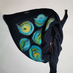 Chusta czarna merino