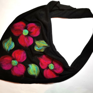 Chusta czarna merino