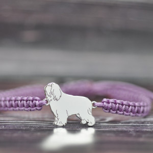 Polski owczarek nizinny / PON- bransoletka, srebro 925