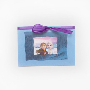 bajkowe kartki na Boże Narodzenie, noworoczne kartki bez życzeń, świąteczne kartka dla dziewczynki, kartka kraina lodu, Frozen kartka dla dziecka