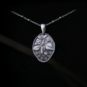 Naszyjnik z medalikiem BRZOZA