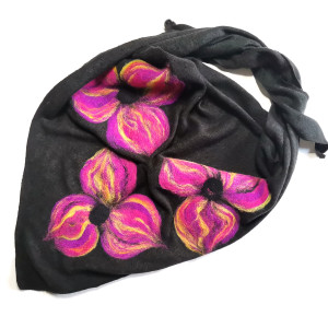 Chusta czarna merino