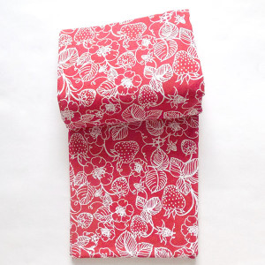 nowa serweta z bawełny, czerwony obrus we wzory, kwadratowy obrus 90x90, bawełniany obrus we wzory, czerwona serweta z bawełny