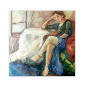 oryginalny obraz do domu, nowoczesny obraz olejny, kobieta obraz ręcznie malowany, duży obraz na płótnie