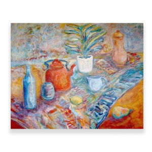 kolorowy obraz olejny na płotnie, duży obraz ręcznie malowany, nowoczesny obraz do domu, martwa natura obraz olej płótno, oryginalny obraz z martwą naturą