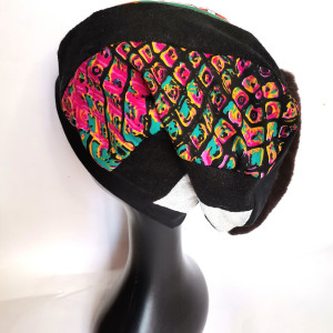 Czapka patchworkowa uniwersalna  kolorowa