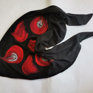 Chusta czarna merino