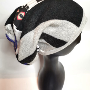 Czapka patchworkowa uniwersalna  kolorowa
