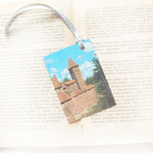 mała zakladka do książki, zamek zakładka, Malbork zakladka do ksiązek, vintage zakładka