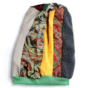 Czapka patchworkowa uniwersalna  kolorowa