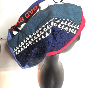 Czapka patchworkowa   kolorowa
