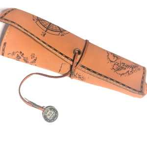 Piórnik kosmetyczka retro