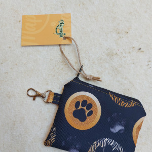 ETUI do workoplecaka, portfelik, portfel, mała kosmetyczka WZÓR PSIE ŁAPKI