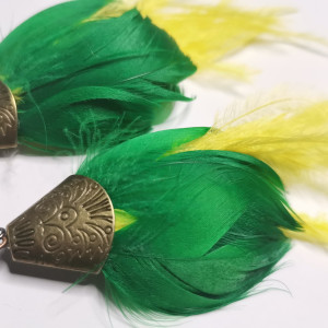 Kolczyki lekkie bujne