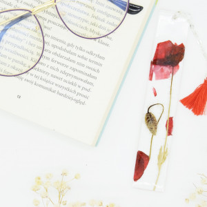 Zakładka do książki - maki