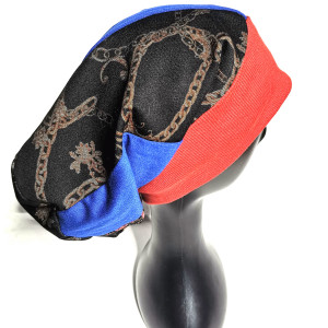 Czapka patchworkowa   kolorowa