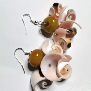 Kolczyki długie kolorowe