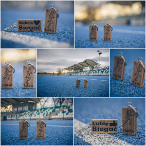 Brelok Kocham/Lubię biegać!