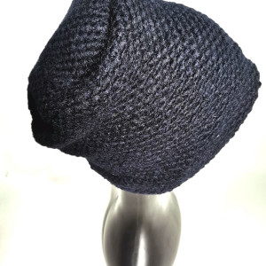 Czapka wełniana granatowa