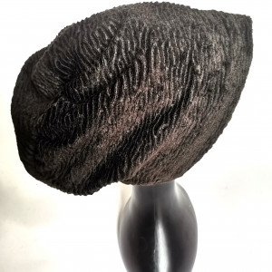 Czapka futrzana brazowa ciepła