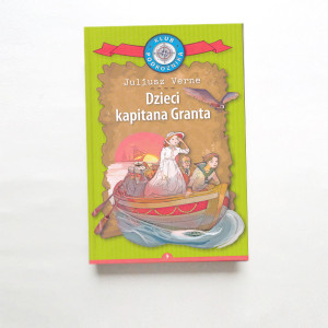 nowa książka Dzieci kapitana Granta Verne, Juliusz Verne książka, klub podróżnika książka