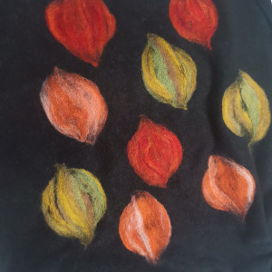 Komin wełniany czarny  tuba