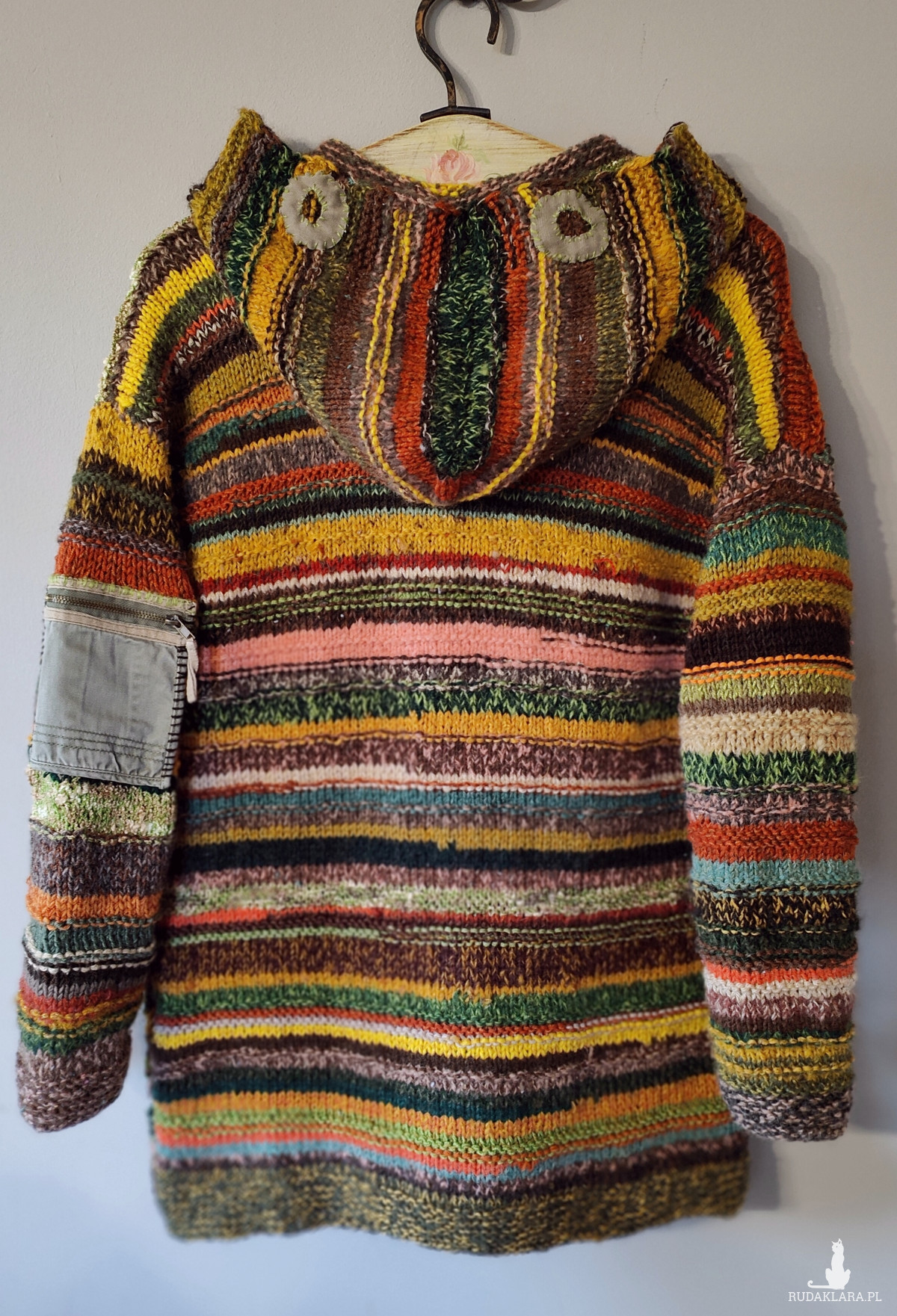 Kolorowy Sweter Handmade