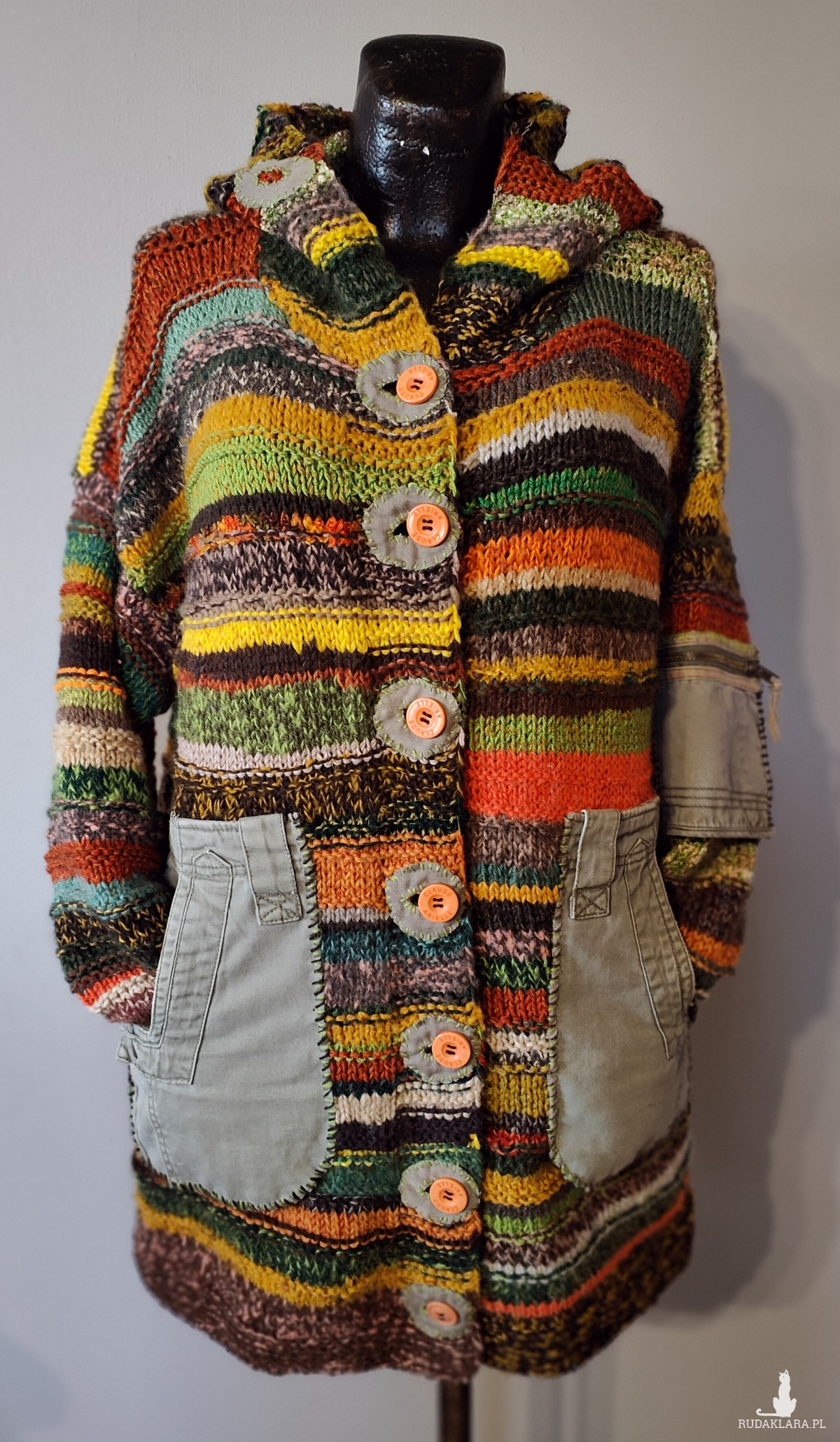 Kolorowy Sweter Handmade