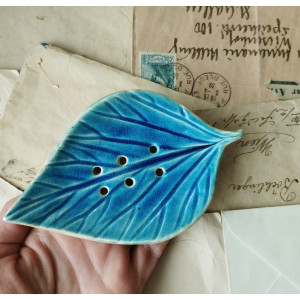 Mydelniczka niebieski listek