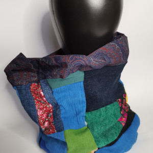 Komin patchworkowy kolorowy