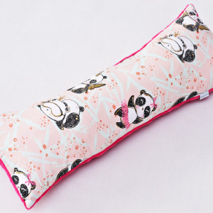 Poduszka wałek zagłówek ochraniacz podłużna poduszka misie pandy