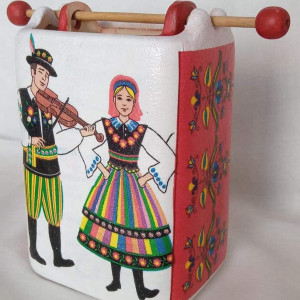 świecznik świeca kominek zapachowy aromaterapia prezent folk