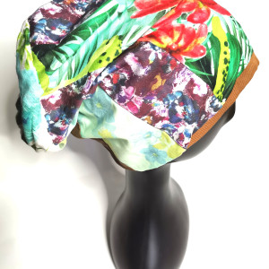 Czapka energetyczna patchworkowa