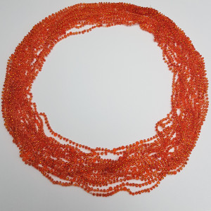 Naszyjnik Drobne Koraliki Landynkowa Pomarańcza Lucia