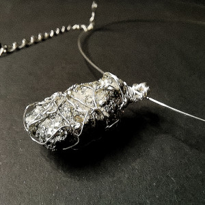 Naszyjnik z pirytem