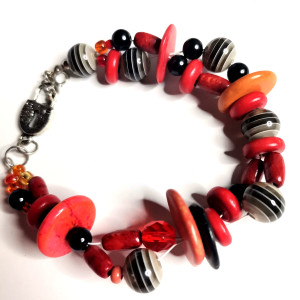 Bransoletka kolorowa folk